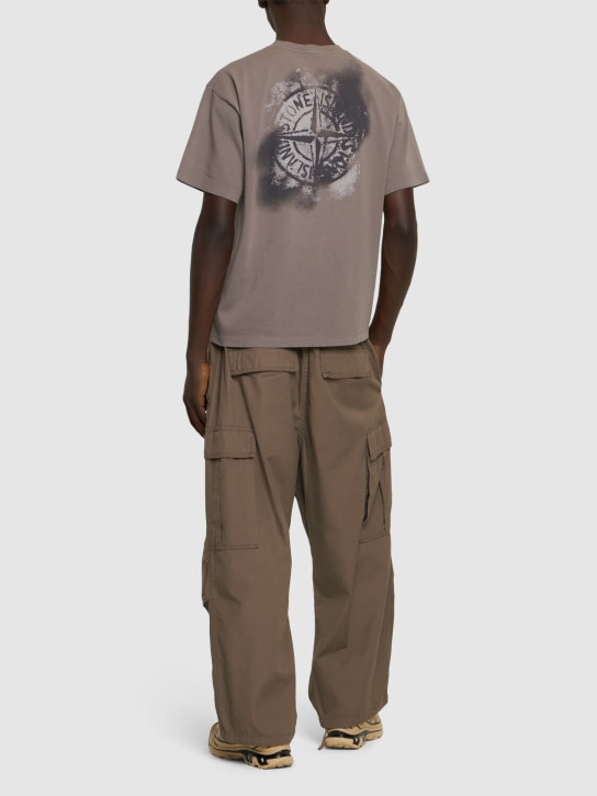 Stone Island: Cotton t-shirt - men_1 | Luisa Via Roma