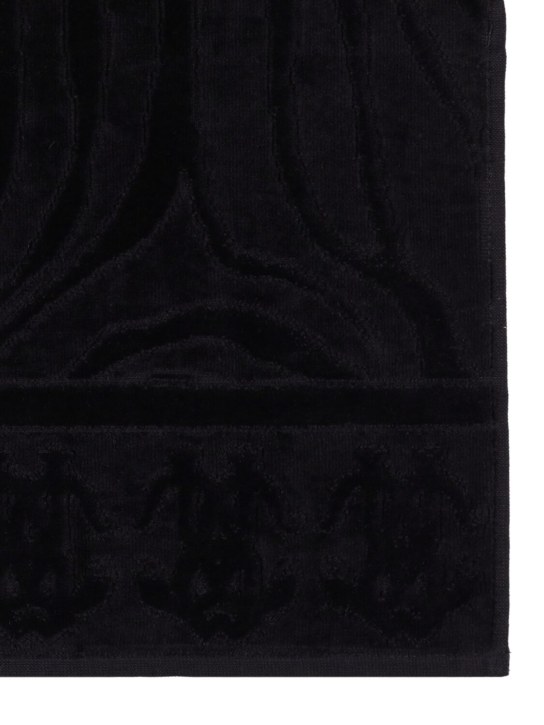 Roberto Cavalli: Okapi毛巾2条套装 - 黑色 - ecraft_1 | Luisa Via Roma