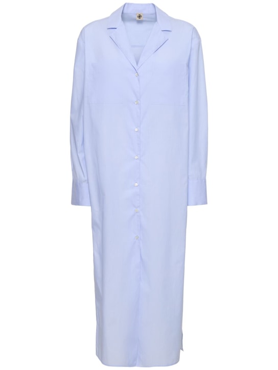 The Garment: Chemise longue en coton Madrid - Bleu Clair - women_0 | Luisa Via Roma