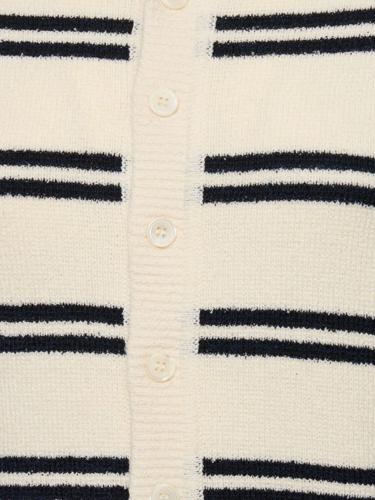 Dunst: Striped open collar knit cardigan - women_3 | Luisa Via Roma
