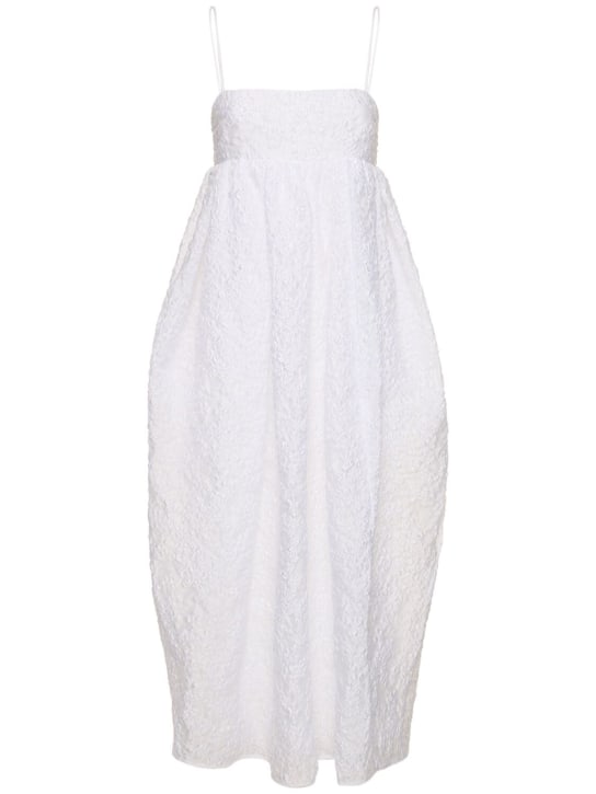 Cecilie Bahnsen: Vilma midi dress - White - women_0 | Luisa Via Roma