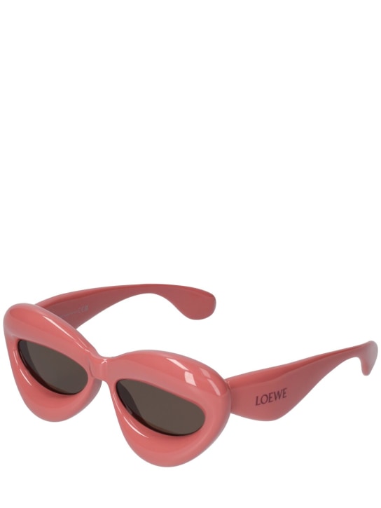 Loewe: Inflated cat-eye sunglasses - Pink - men_1 | Luisa Via Roma