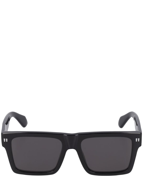 Off-White: Lawton acetate sunglasses - Black - women_0 | Luisa Via Roma