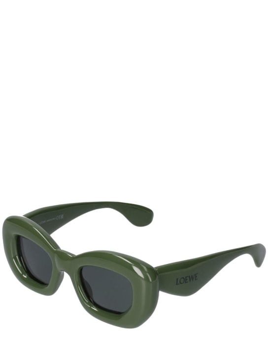 Loewe: Gafas de sol redondas - Verde - women_1 | Luisa Via Roma