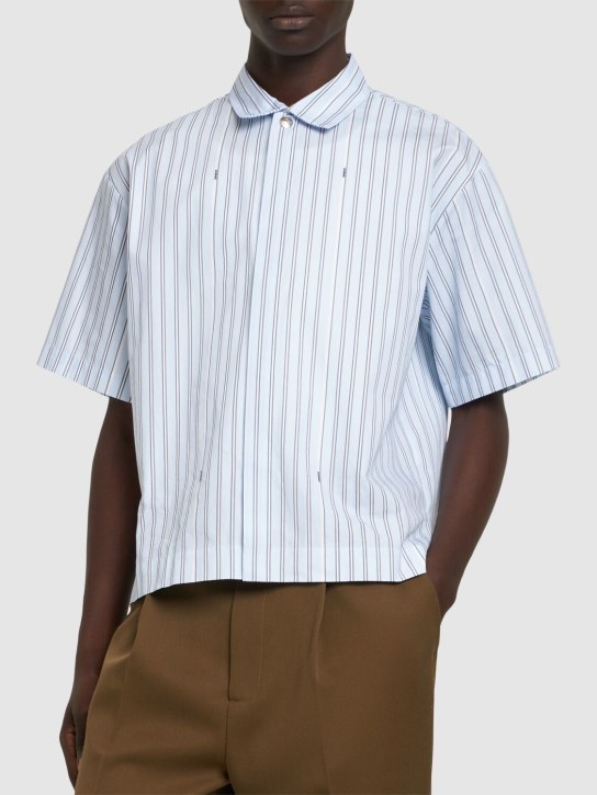 Jacquemus: La Chemise short sleeved shirt - men_2 | Luisa Via Roma