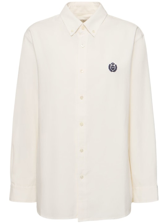 Dunst: Classic cotton boyfriend shirt - White - women_0 | Luisa Via Roma