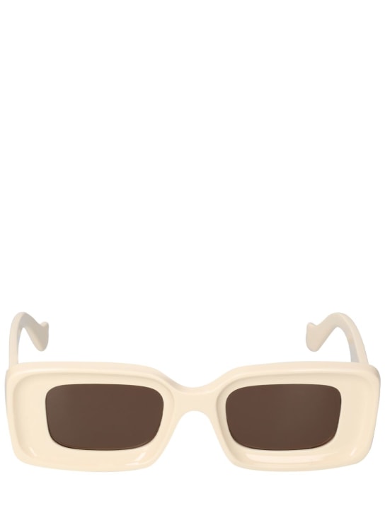 Loewe: Anagram acetate sunglasses - Cream - women_0 | Luisa Via Roma
