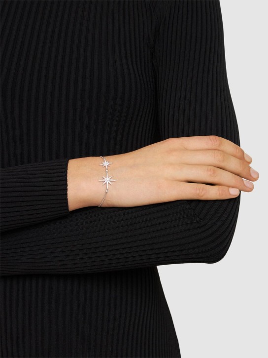 Apm Monaco: Double Meteorites chain bracelet - Gümüş - women_1 | Luisa Via Roma