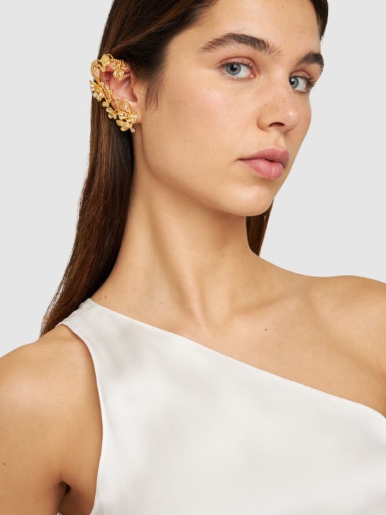 Zimmermann: Bijou d’oreille en perles Bloom - Or/Perle - women_1 | Luisa Via Roma