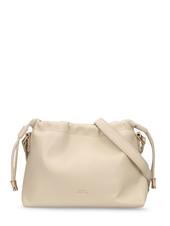 A.P.C.: Mini Sac Ninon shoulder bag - Cream - women_0 | Luisa Via Roma