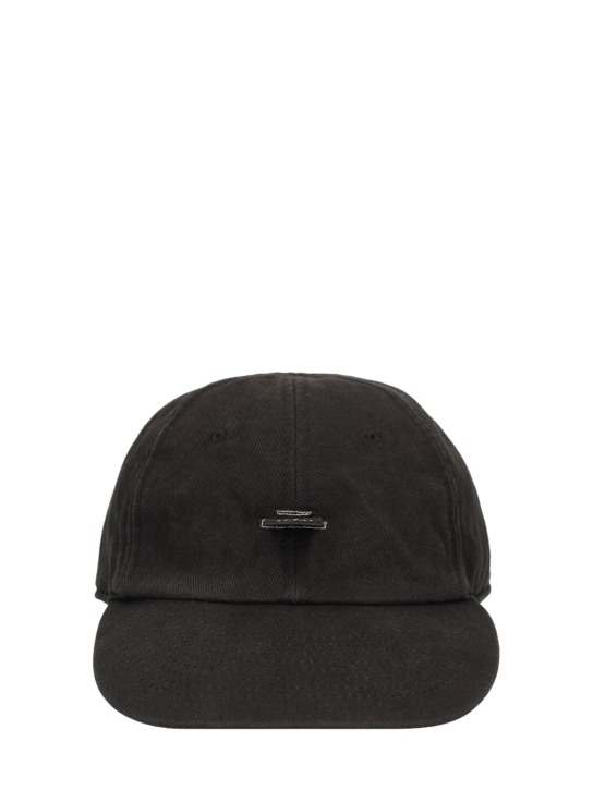 Doublet: SD Card embroidery cotton hat - Black - men_0 | Luisa Via Roma