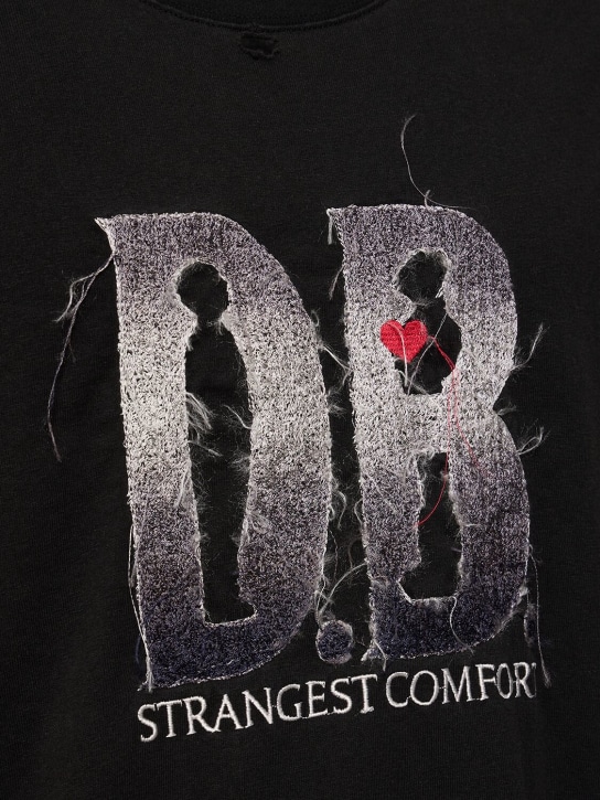 Doublet: Camiseta DB de algodón con logo - Negro - men_3 | Luisa Via Roma