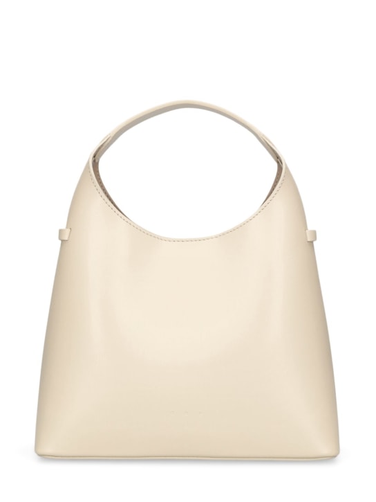 Aesther Ekme: Mini Sac smooth leather top handle bag - Cream - women_0 | Luisa Via Roma