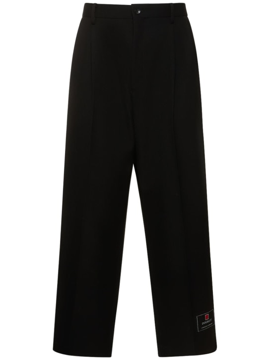 Doublet: Tailored wool pants - Siyah - men_0 | Luisa Via Roma