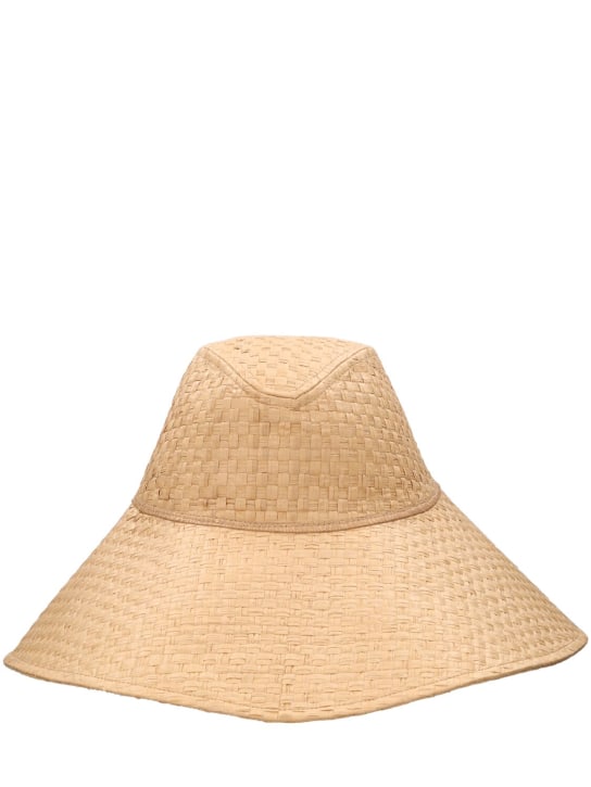 LACK OF COLOR: The Cove woven straw hat - Tan - women_0 | Luisa Via Roma