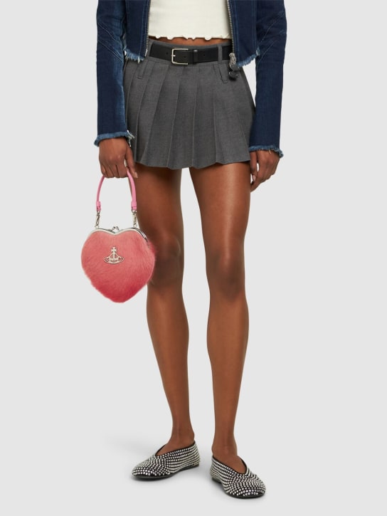 Vivienne Westwood: Belle Heart Frame ponyhair bag - women_1 | Luisa Via Roma