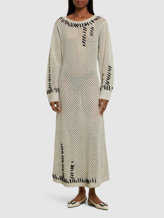 The Garment: Canada long wool maxi dress - Beige - women_1 | Luisa Via Roma
