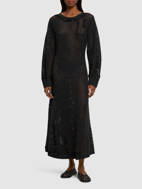 The Garment: Canada long wool maxi dress - Gri - women_1 | Luisa Via Roma