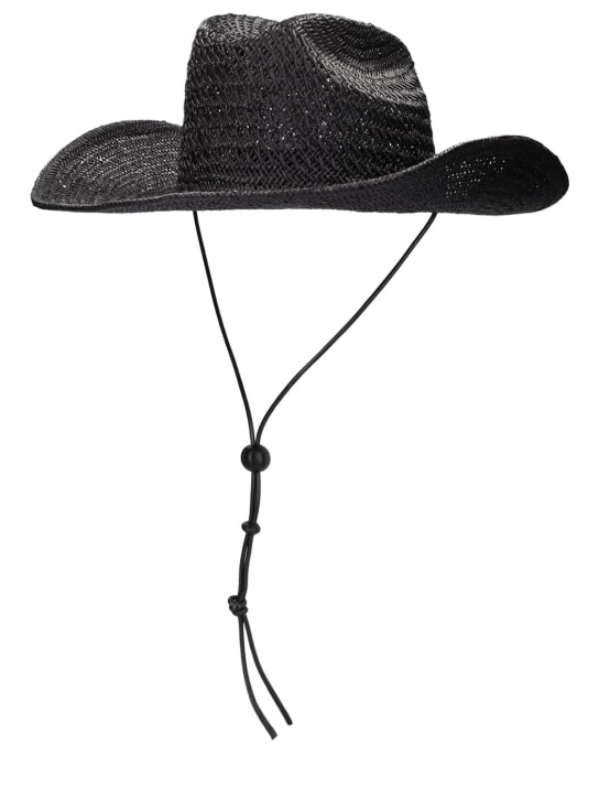 LACK OF COLOR: Sombrero de paja - Negro - women_4 | Luisa Via Roma