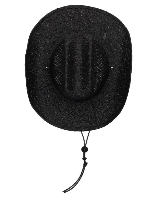 LACK OF COLOR: Sombrero de paja - Negro - women_5 | Luisa Via Roma