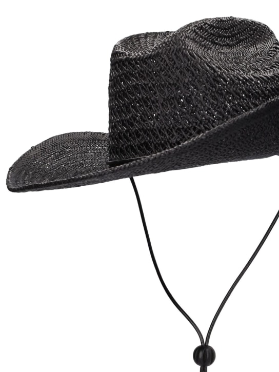 LACK OF COLOR: Sombrero de paja - Negro - women_3 | Luisa Via Roma