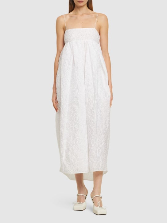 Cecilie Bahnsen: Vilma midi dress - White - women_1 | Luisa Via Roma