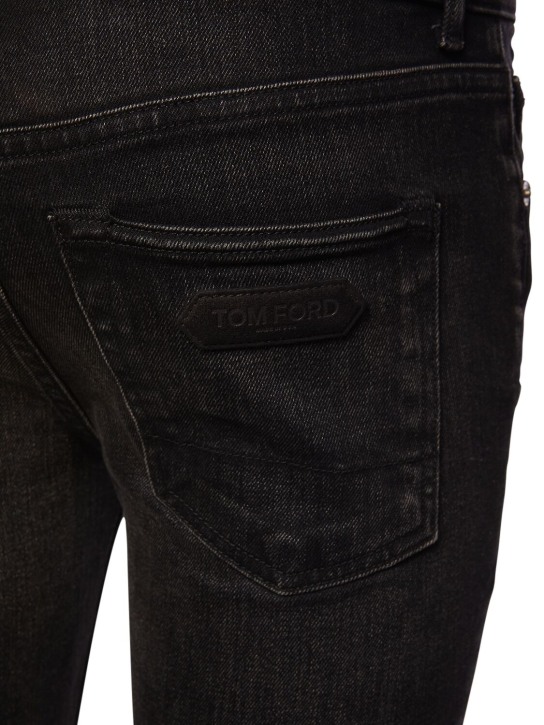 Tom Ford: Denim mid rise straight jeans - women_1 | Luisa Via Roma