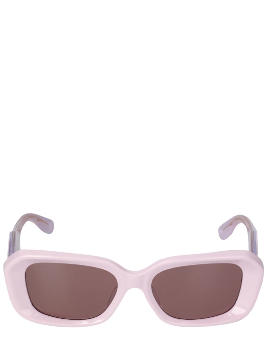 Gucci: GG1531SK acetate sunglasses - Rosa/Marrone - women_0 | Luisa Via Roma
