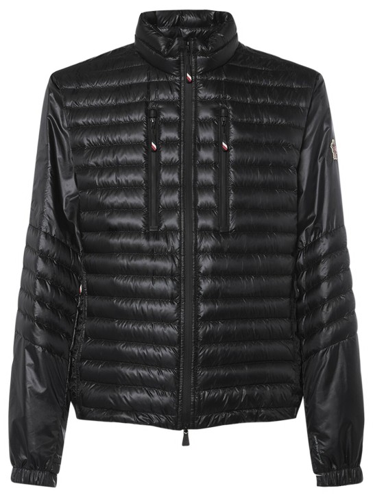 Moncler Grenoble: Althays nylon down jacket - Siyah - men_0 | Luisa Via Roma