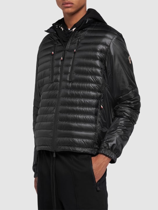 Moncler Grenoble: Althays nylon down jacket - Black - men_1 | Luisa Via Roma