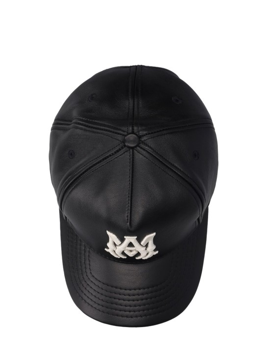Amiri: Gorra de baseball de piel - men_5 | Luisa Via Roma