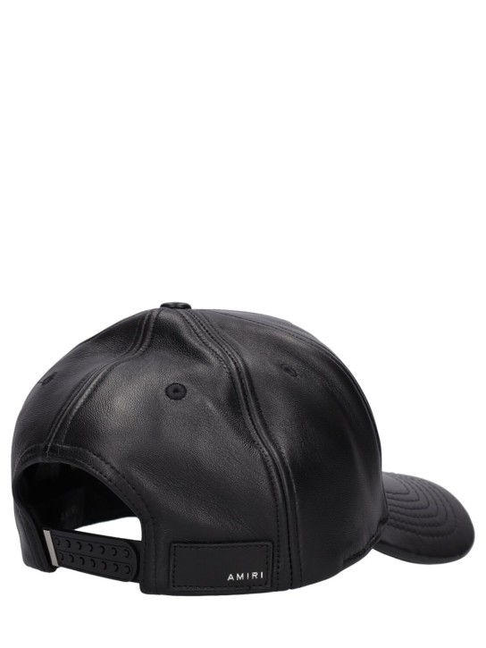 Amiri: Gorra de baseball de piel - men_4 | Luisa Via Roma