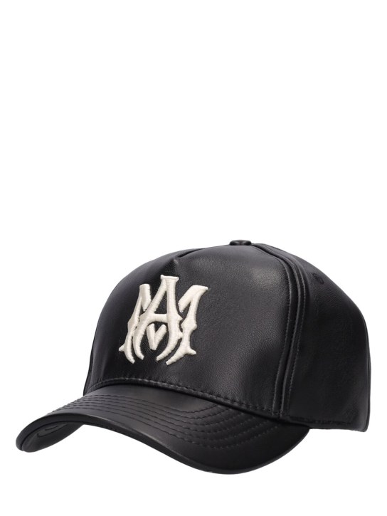 Amiri: Gorra de baseball de piel - men_2 | Luisa Via Roma