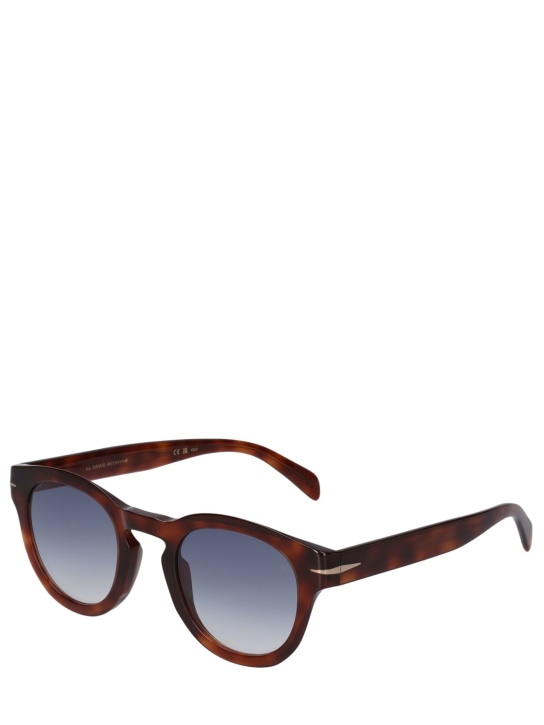 DB Eyewear by David Beckham: DB squared acetate sunglasses - Brown Havana - men_1 | Luisa Via Roma