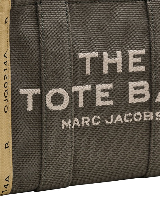 Marc Jacobs: The Small Tote canvas bag - Bronze Green - women_1 | Luisa Via Roma