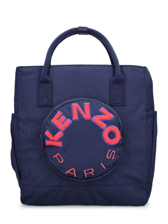 Kenzo Kids: Tech canvas changing bag & mat - Multicolor - kids-girls_0 | Luisa Via Roma