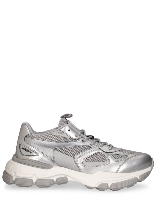 Axel Arigato: Marathon Neo Runner sneakers - Grey/Silver - women_0 | Luisa Via Roma