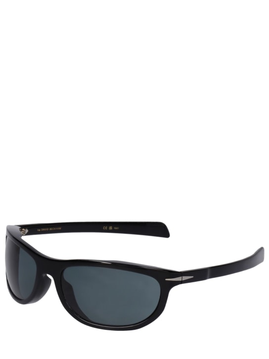 DB Eyewear by David Beckham: DB round acetate sunglasses - Black - men_1 | Luisa Via Roma