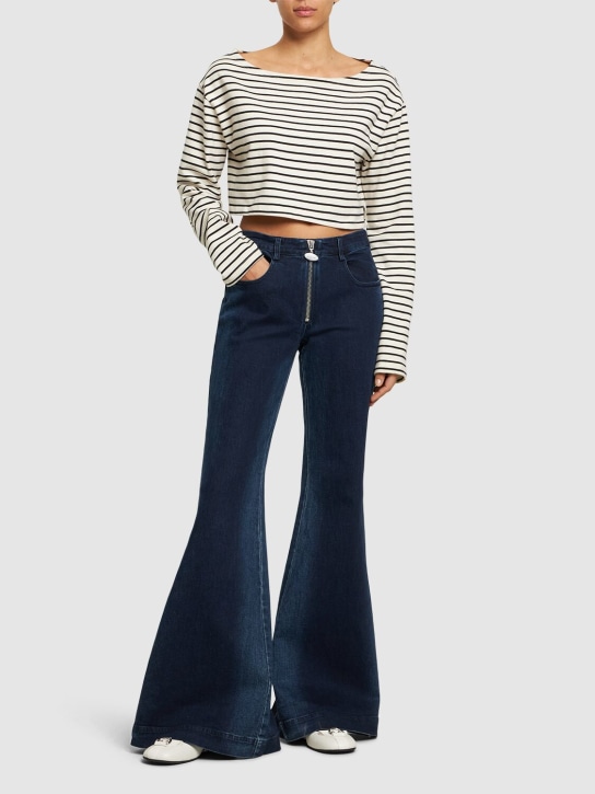 Cannari Concept: Jeans mit niedrigem Bund - Blau - women_1 | Luisa Via Roma