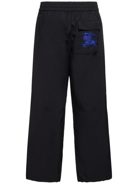Burberry: Tech cotton cargo pants - Black - men_4 | Luisa Via Roma