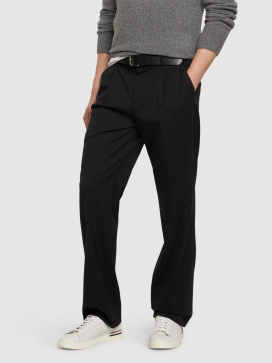 Boss: Clint Tennltt leather low top sneakers - men_1 | Luisa Via Roma