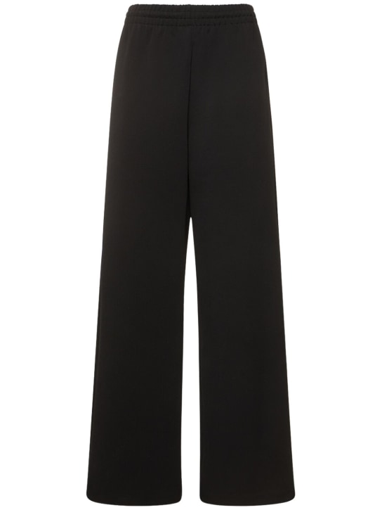 Wardrobe.nyc: Pantalones de viscosa - Negro - women_0 | Luisa Via Roma