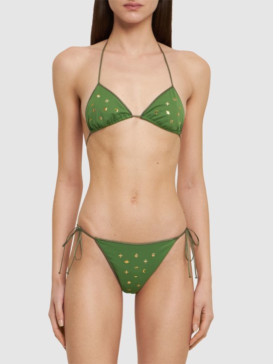 Reina Olga: Triangle bikini - Green - women_1 | Luisa Via Roma