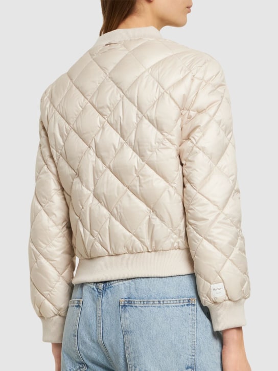 Max Mara: Bsoft tech reversible cropped jacket - women_3 | Luisa Via Roma