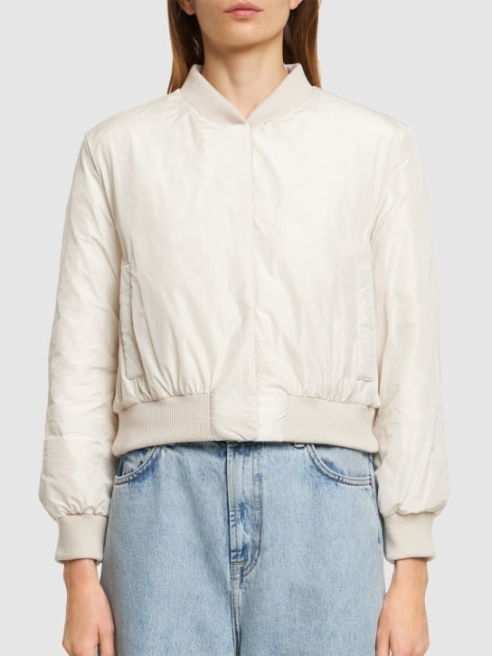 Max Mara: Bsoft tech reversible cropped jacket - women_2 | Luisa Via Roma