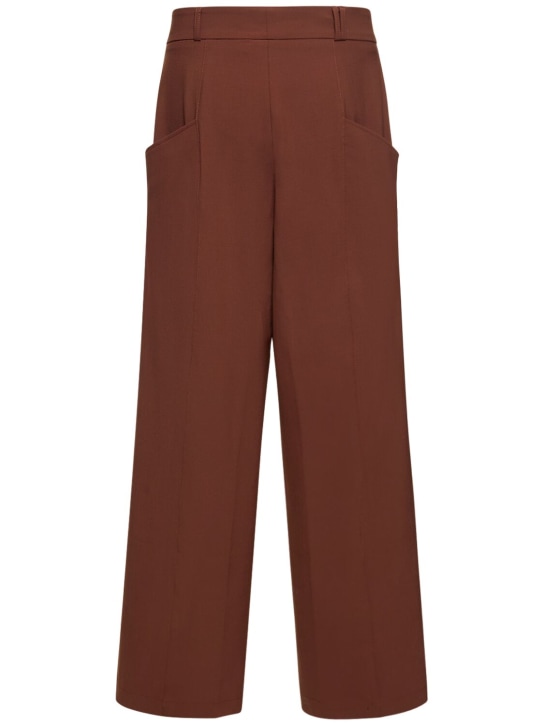 Bonsai: Oversize wool blend pants - men_4 | Luisa Via Roma