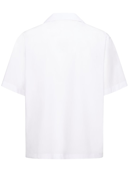 Valentino: Camicia in cotone - Bianco - men_4 | Luisa Via Roma