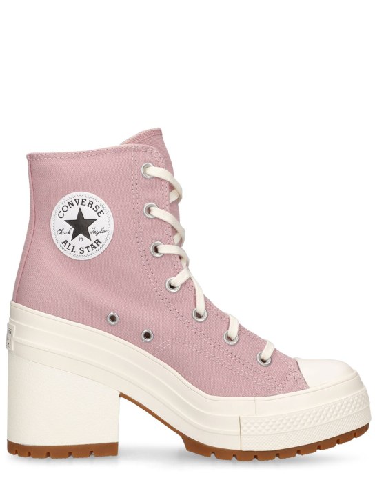 Converse: Hohe Absatz-Sneakers „Chuck 70 De Luxe“ - Static Pink - women_0 | Luisa Via Roma