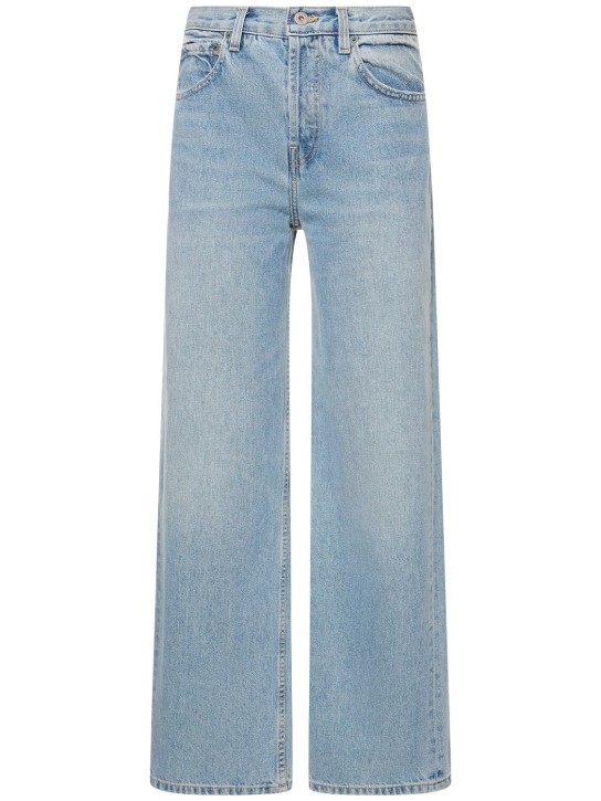 Interior: The Remy cotton denim jeans - Blue - women_0 | Luisa Via Roma
