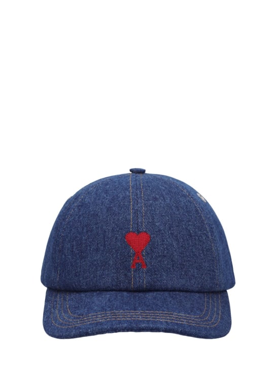 AMI Paris: Red ADC刺绣棒球帽 - Used Blue - women_0 | Luisa Via Roma